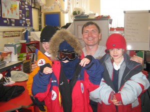 Frank with our Polar explorers