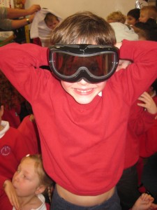 Snow goggles to protect your eyes