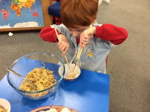 Chinese food tasting