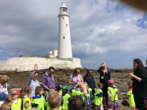 At the lighthouse